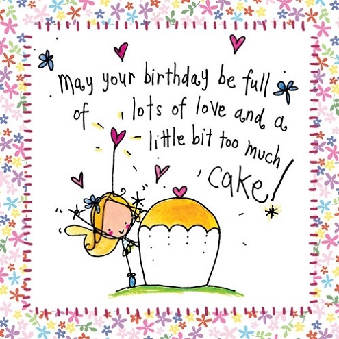funny cute birthday image greeting for friend