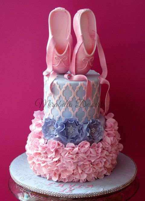 For Her your Little Ballerina birthday cake pictures