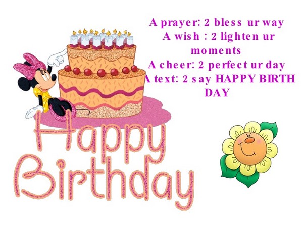 Happy Birthday Wishes for a friend