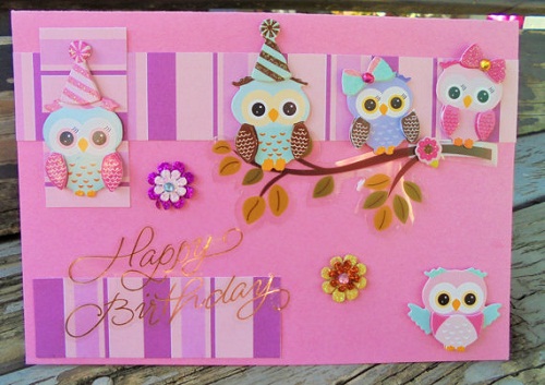 Owls Handmade Greeting Cards