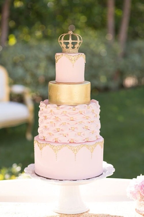 Поздравления и пожелания 3 (закрытая тема) - Страница 3 Elegant-gold-with-crown-birthday-cake-images