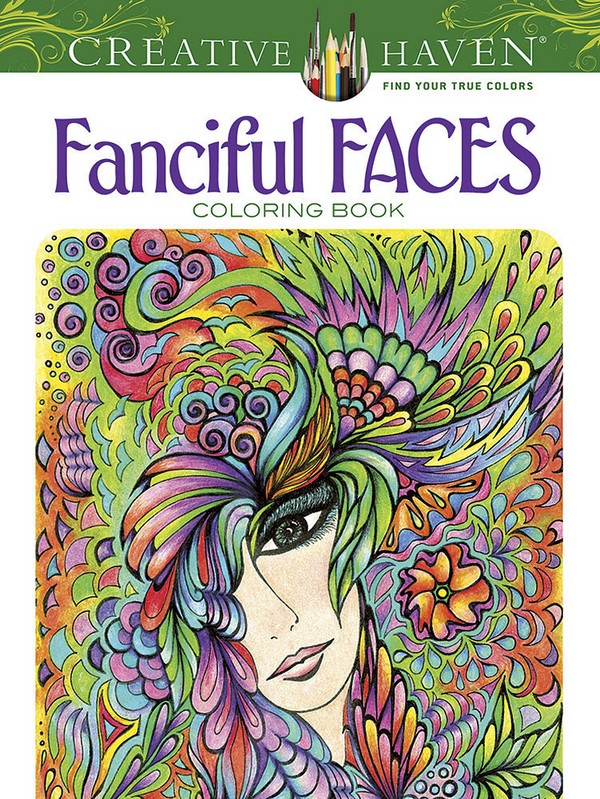 Fanciful Faces Coloring Book