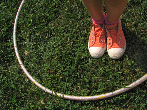 Hula Hoop squash Outdoor Game for Children