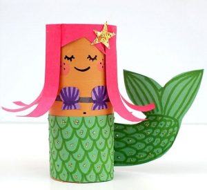 paper roll dolls craft DIY projects
