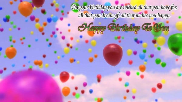 Happy Birthday Wish For You