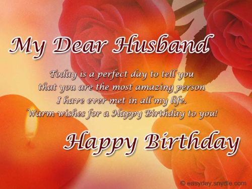 100 Romantic and Happy Birthday Wishes for Husband - My Happy Birthday ...