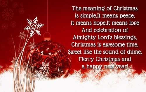 meaning of christmas wishes