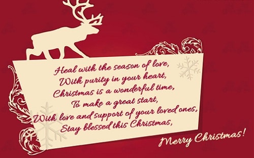 season of love christmas wishes