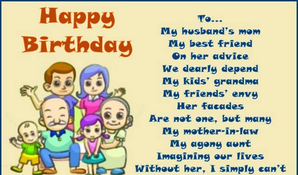 Birthday Poems For Mother In Law