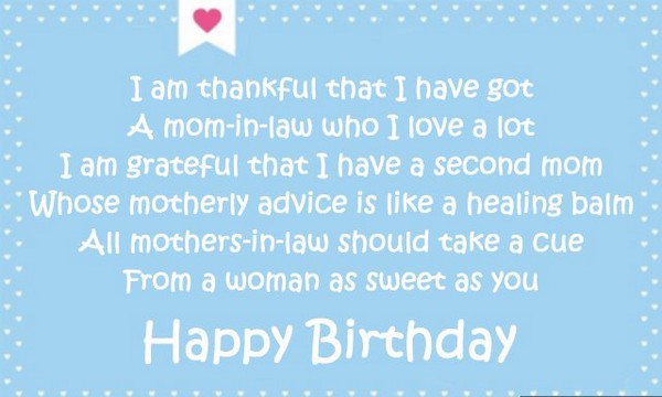 Happy Birthday Mother In Law