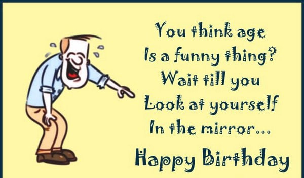 Funny Birthday Card Message