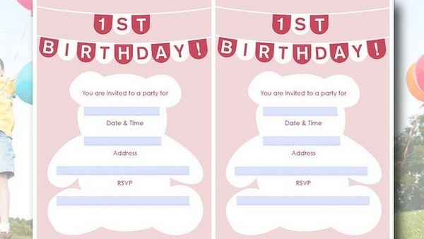 1St Birthday Invitations Wording