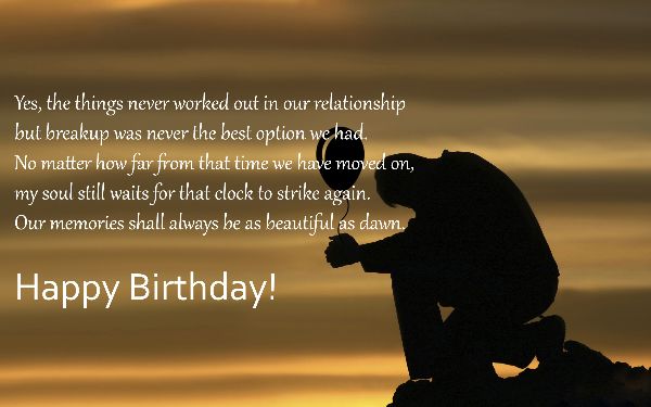 Birthday Wishes For Ex Lover