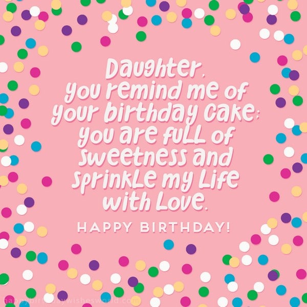 Birthday Wishes For Daughter From Parents