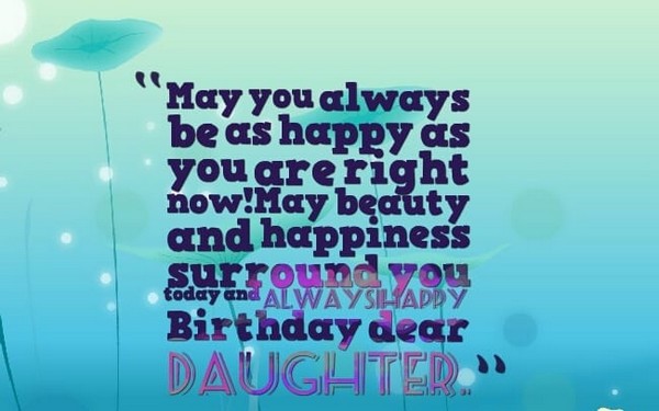Christian Birthday Wishes For Daughter From Dad