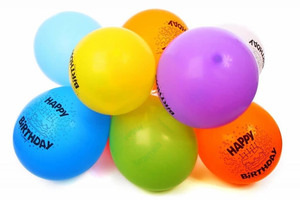 colorful ballons