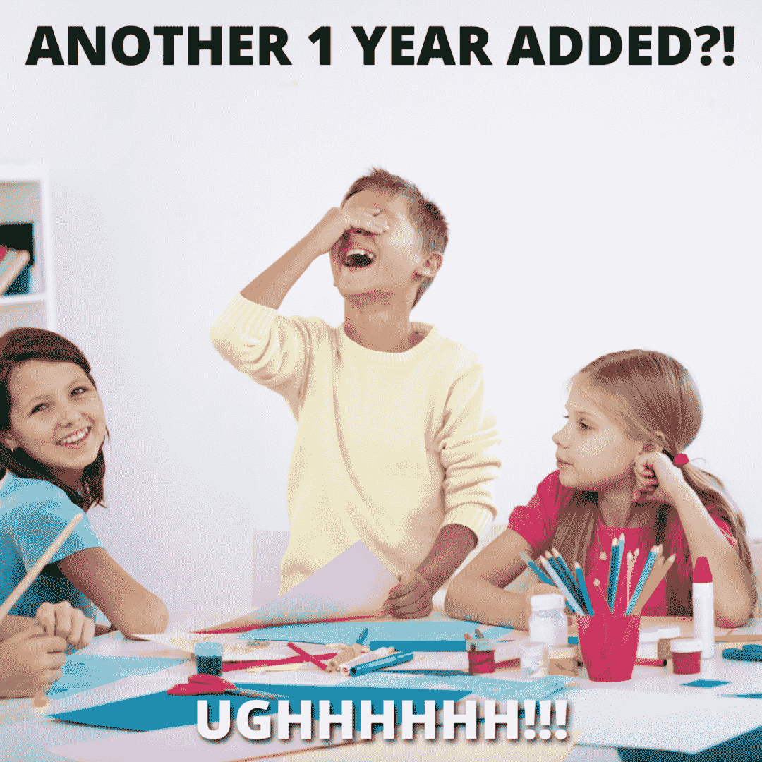 funny birthday meme about another year added