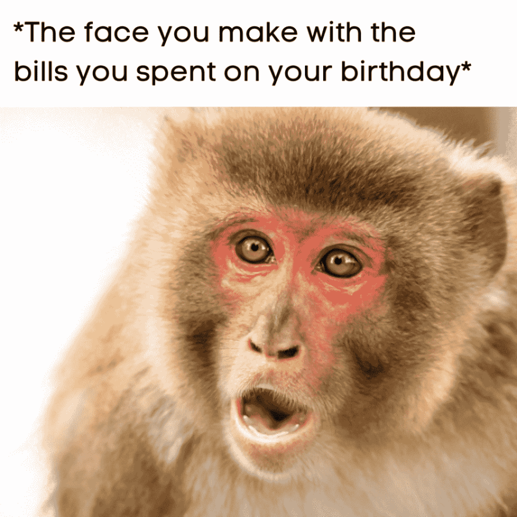 meme about the bills on your birthday