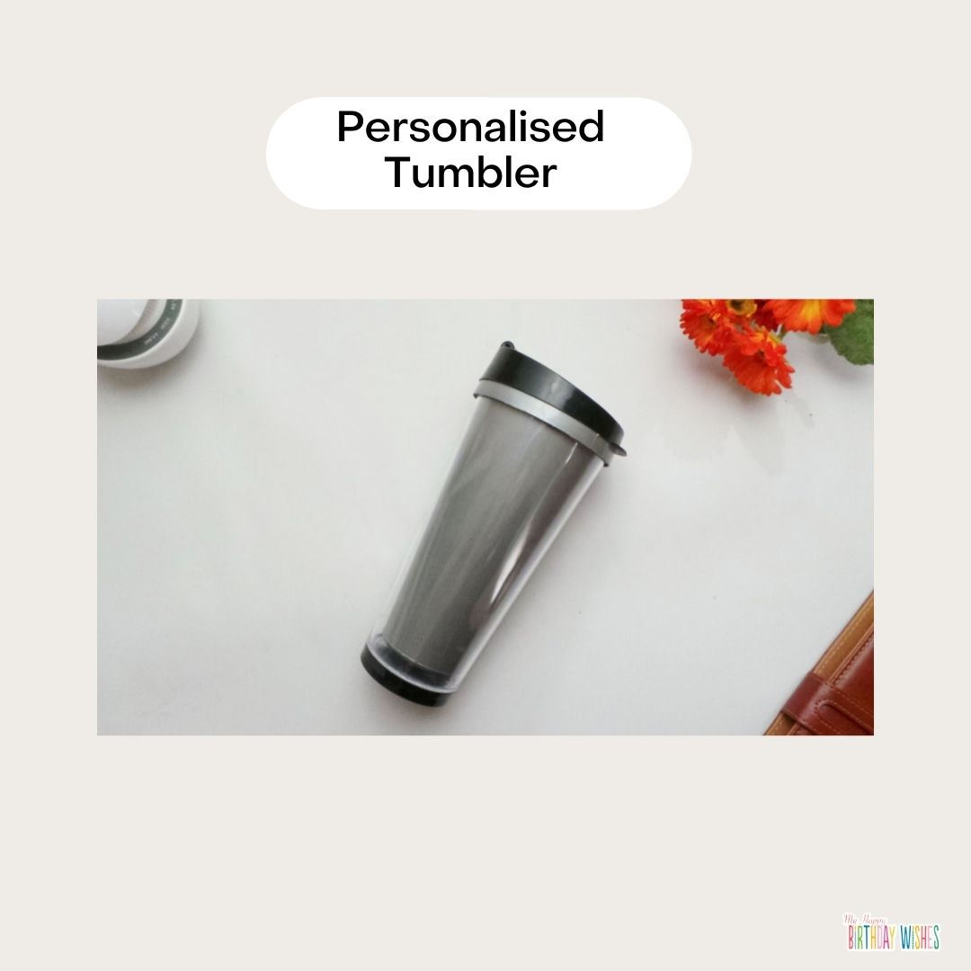 personalised tumbler birthday gift for 50 years old