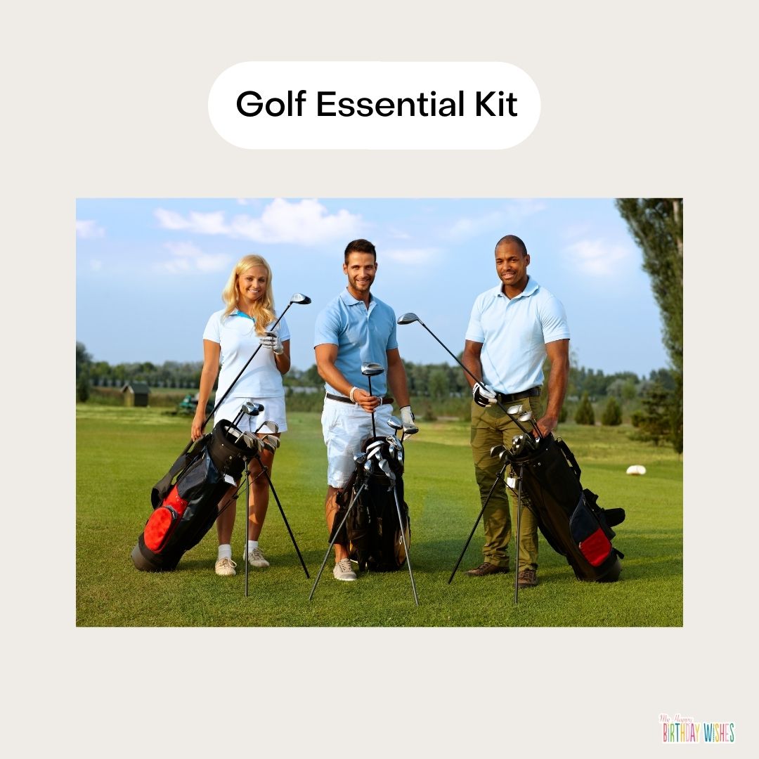 for 50th birthday golf essential kit for men and women