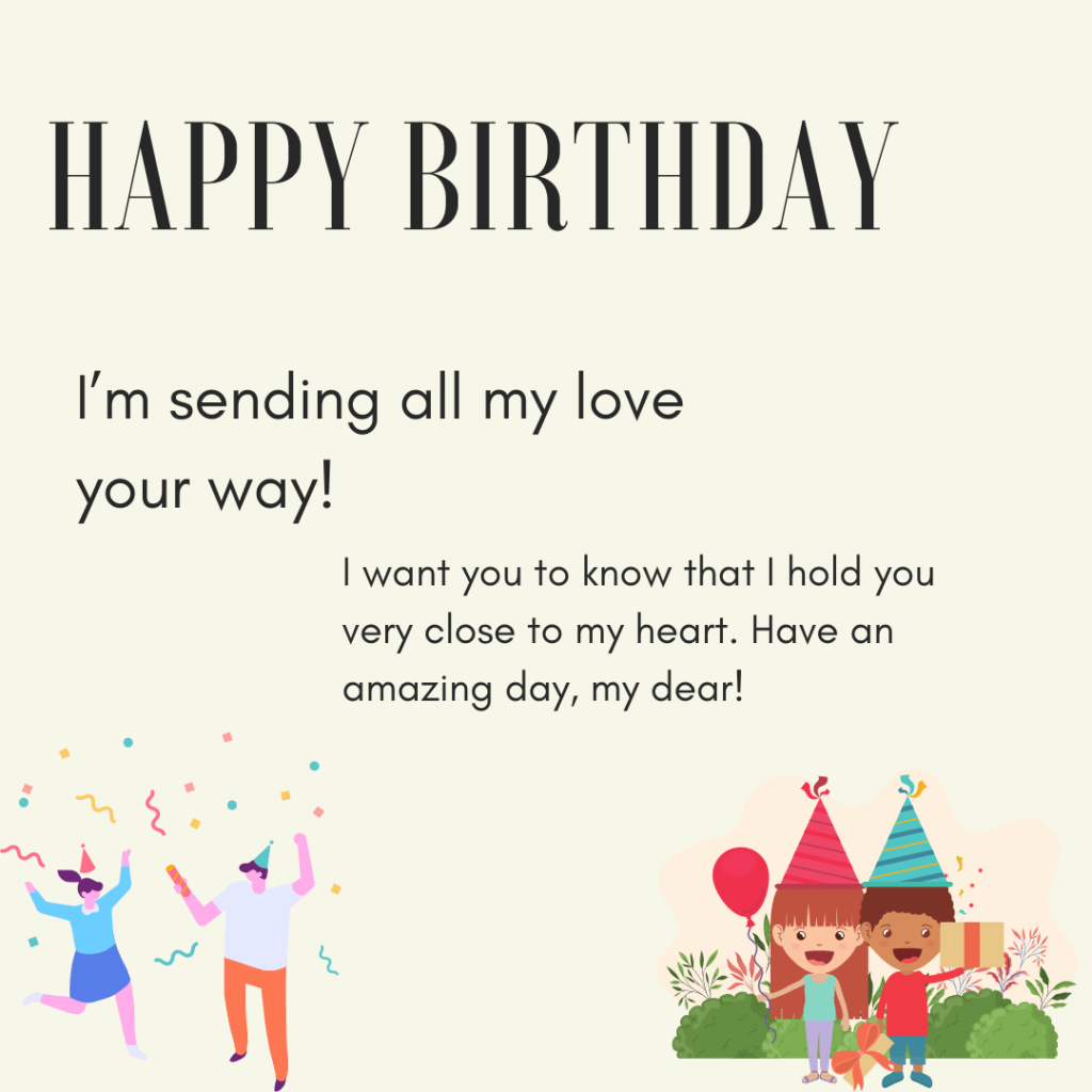 sending love birthday greeting for a friend