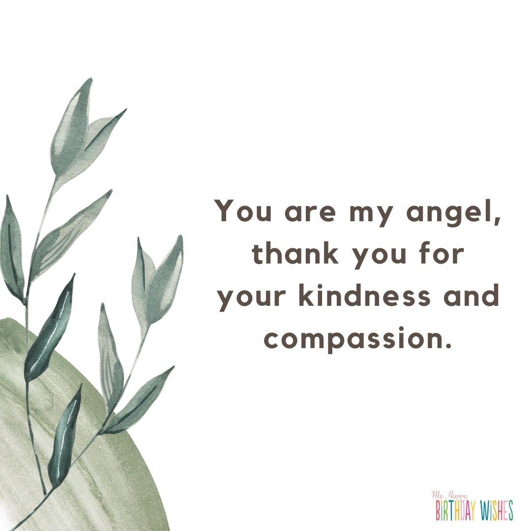 thank you card for a compassionate friend