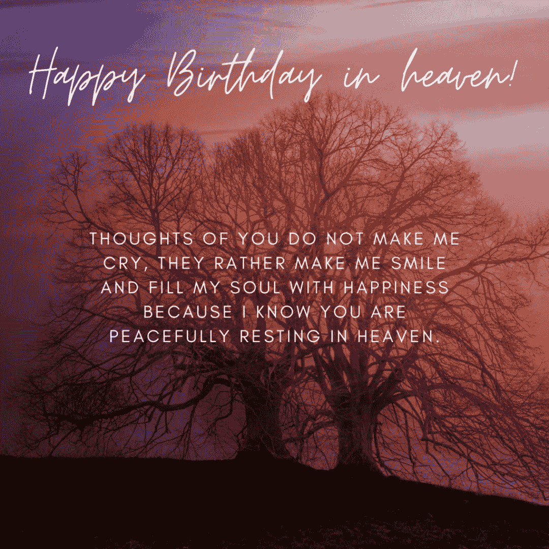 serendipity design birthday message to someone already in heaven