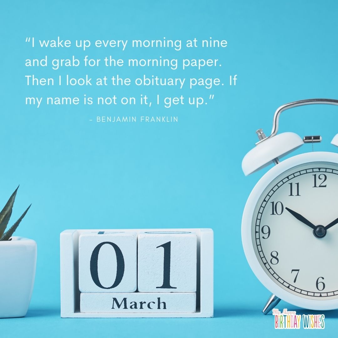 quotes about time being precious with clock in the background