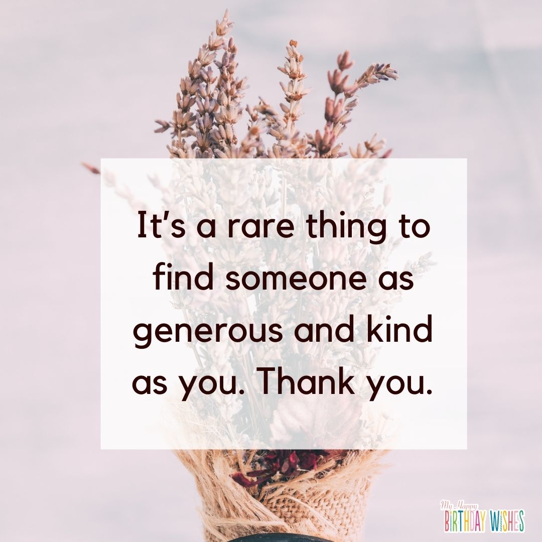 thank you card for a rare to find friend