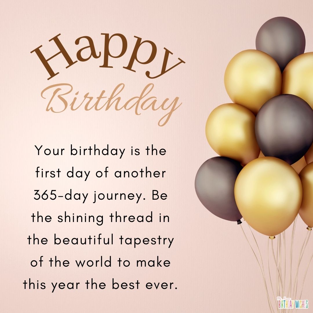 sweet birthday message for couples with minimal design