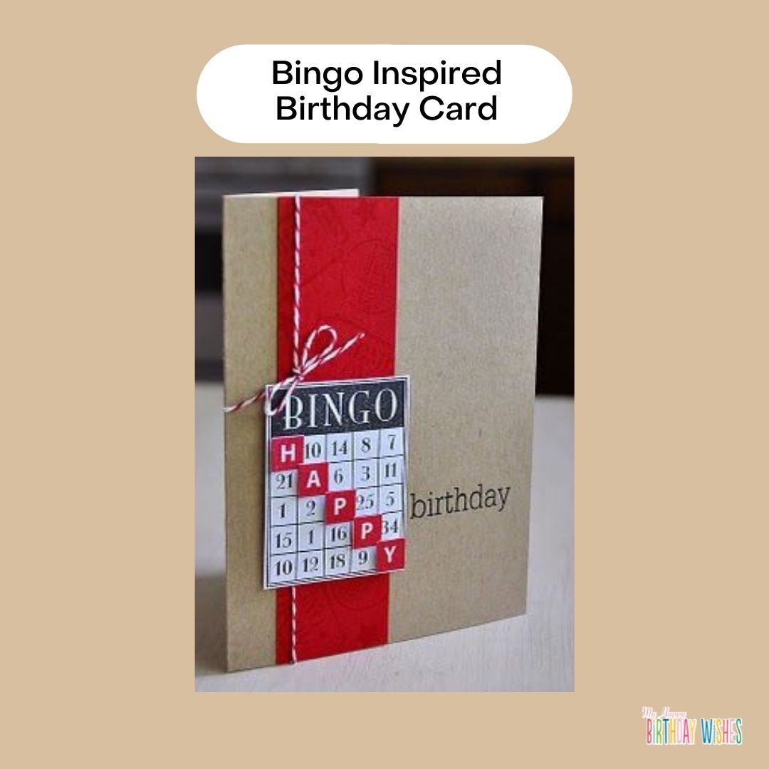 unique bingo card design