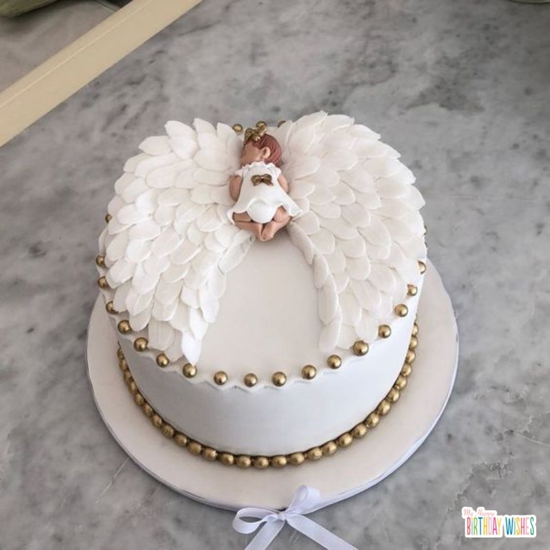 christening cake ideas about angels