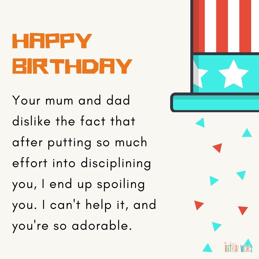 for spoiled nephew with circus design birthday card