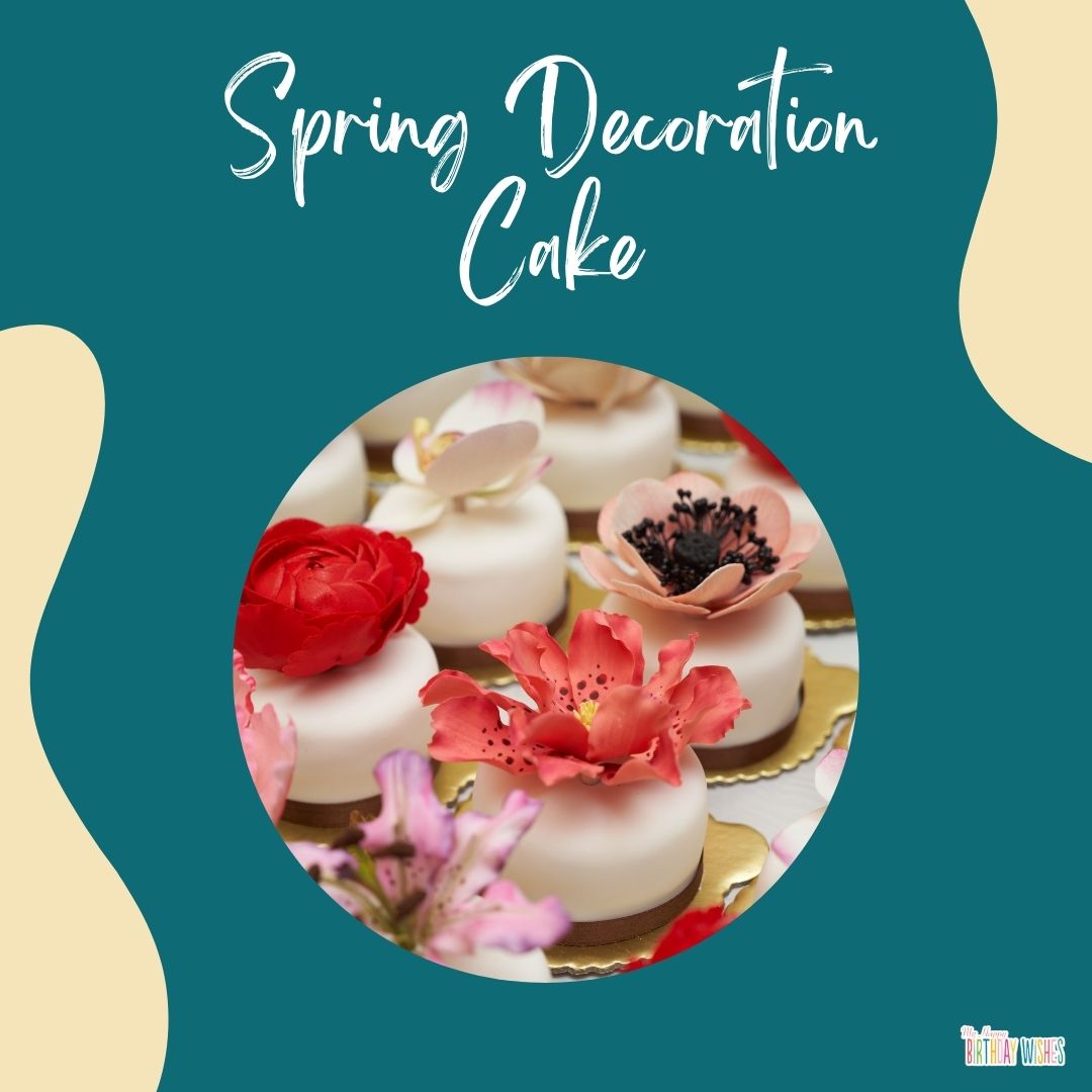 birthday cake design spring inspired ideas