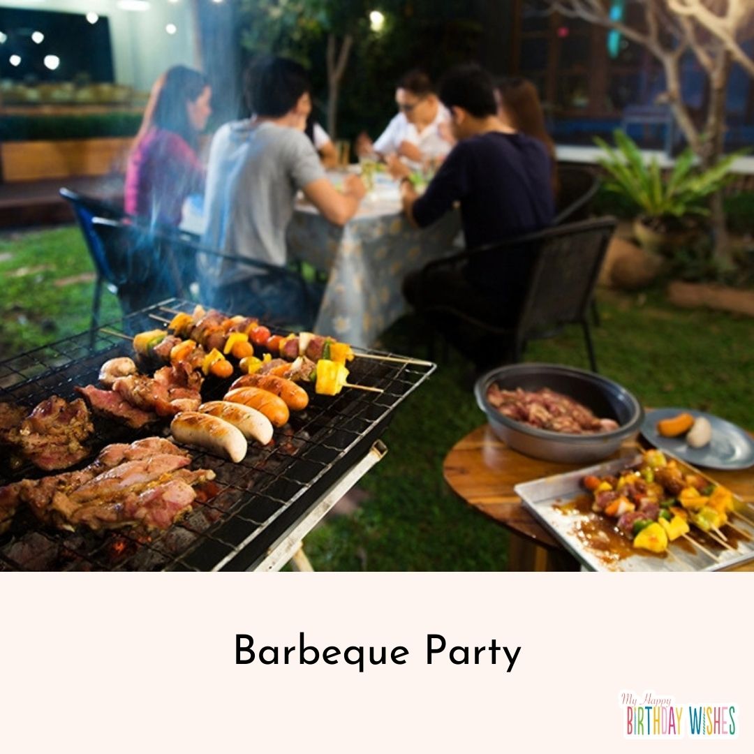 Barbeque Party on your own front yard
