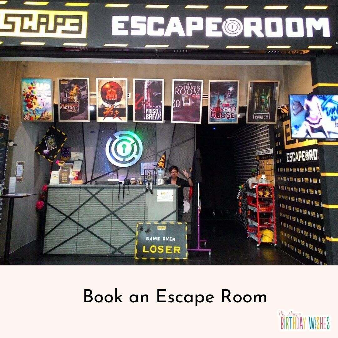 Book an Escape Room that will create unique memories with your chosen ones.