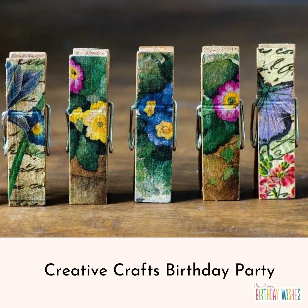 Creating Crafts for a Cause birthday party