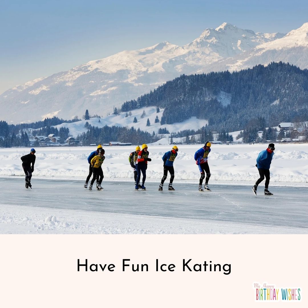 Have Fun Ice Kating outside or indoor