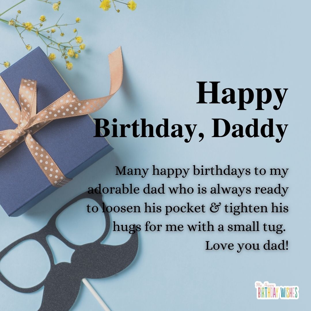 Many happy birthdays to my adorable dad who is always ready to loosen his pocket & tighten his hugs for me with a small tug. Love you dad!