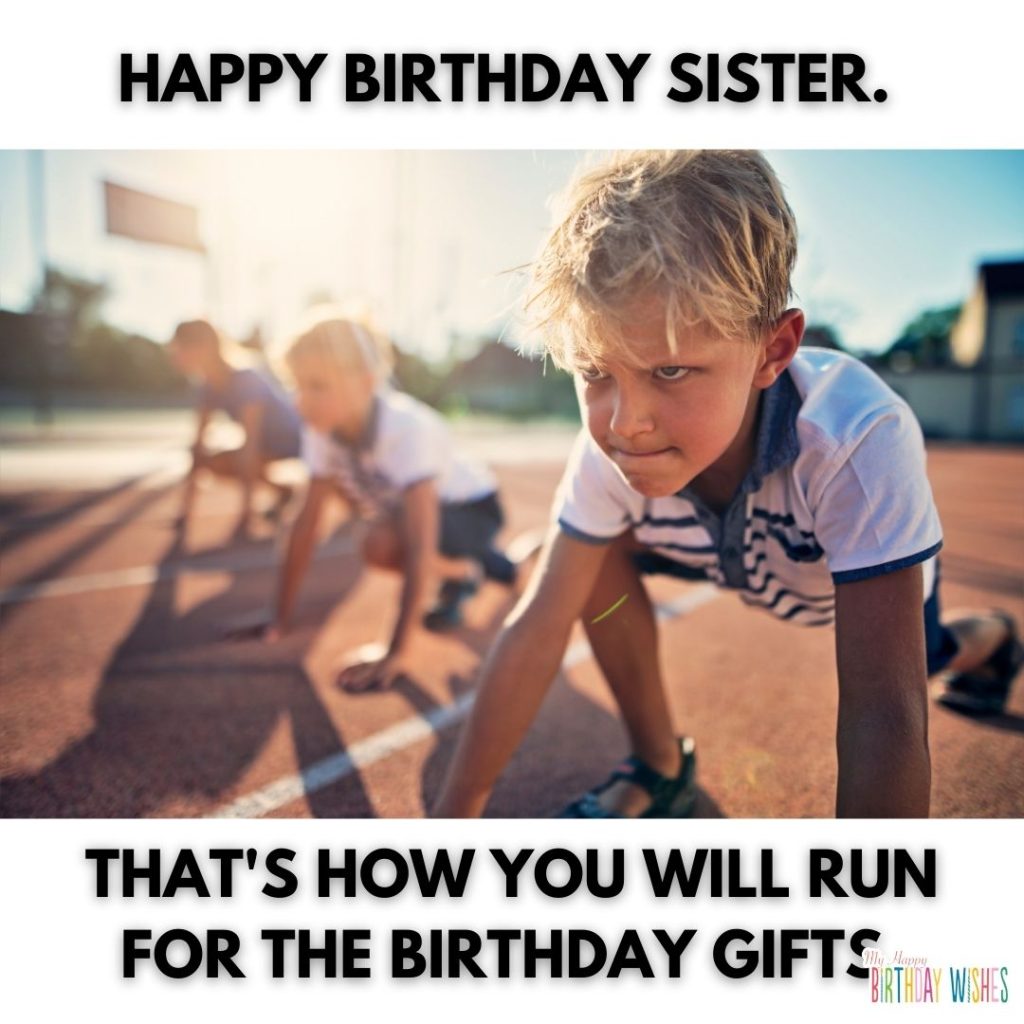 Runners aiming to start and win happy birthday memes