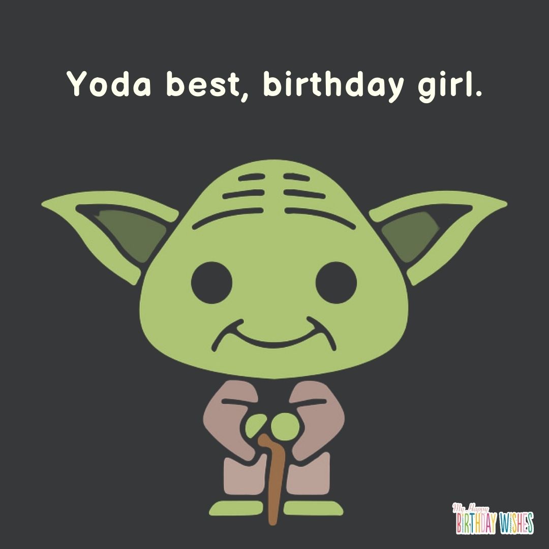 Yoda smiling