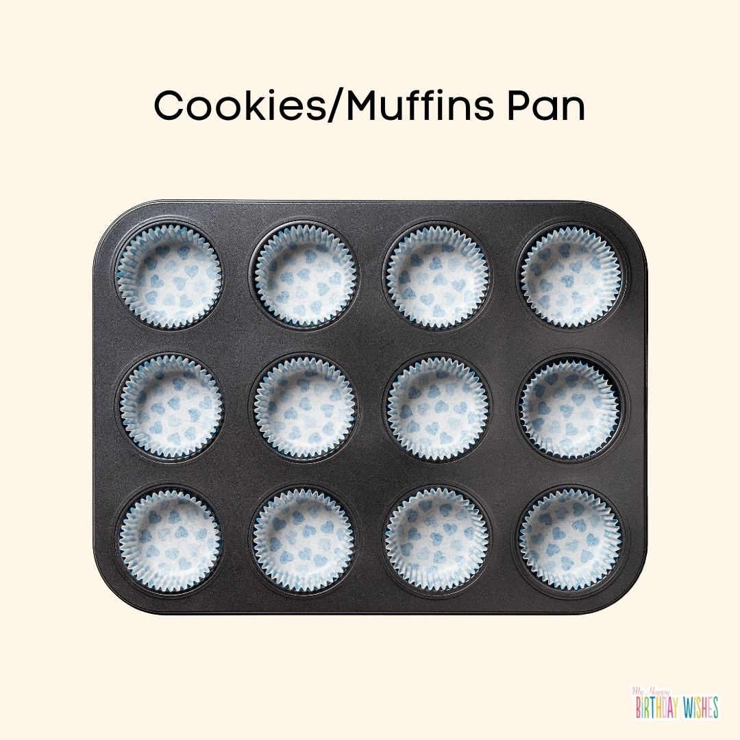 cookies and muffins pan birthday gift for mom