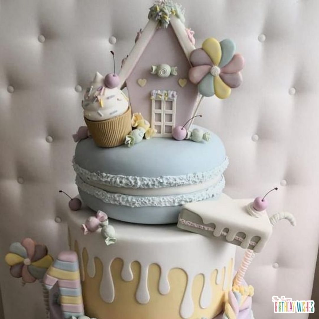house designed Birthday Cake