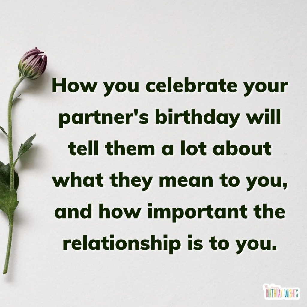 minimal and single flower birthday card greetings