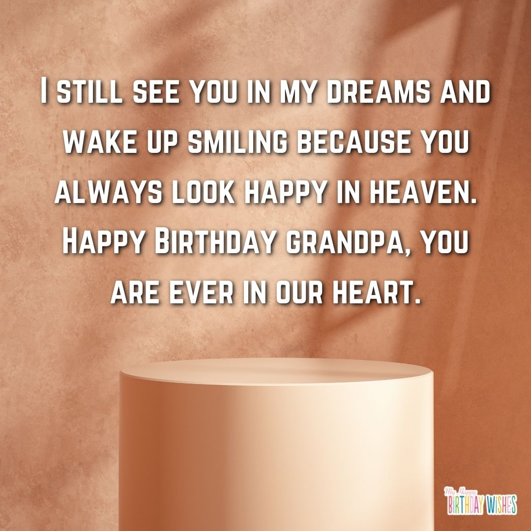 aesthetic design birthday wish in heaven