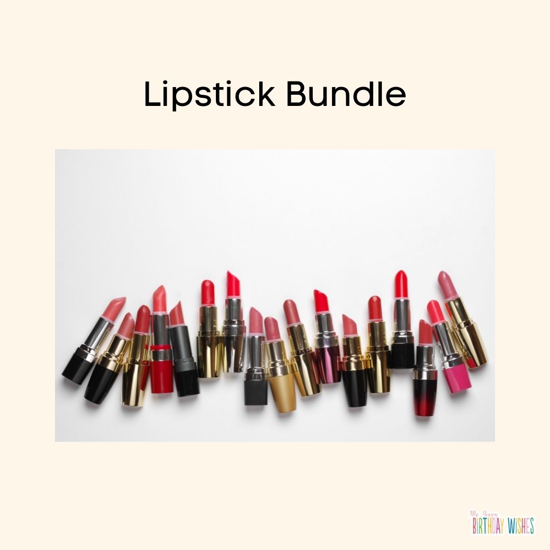 lipstick bundle birthday gift for mom