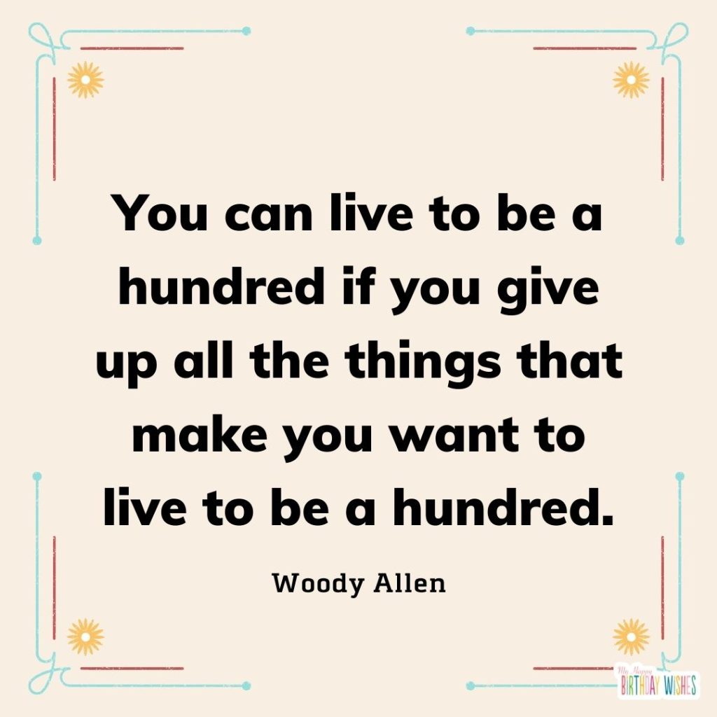 line borders theme design birthday card and quotes