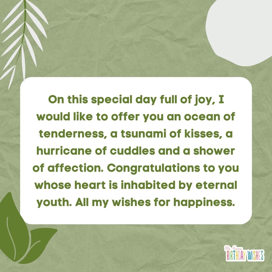 abstract green themed birthday card design
