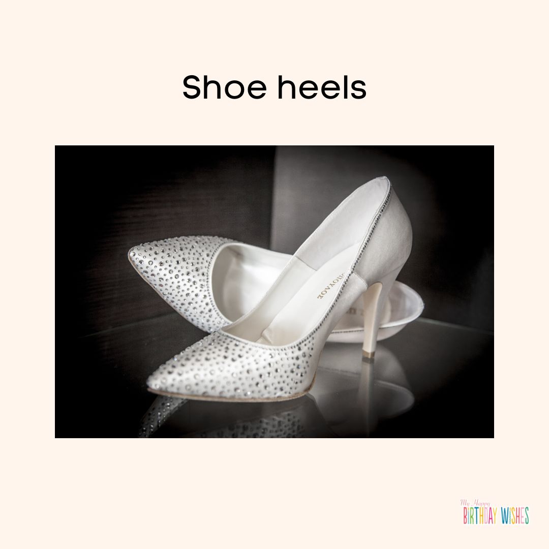 silver shoe gift for your girl's birthday