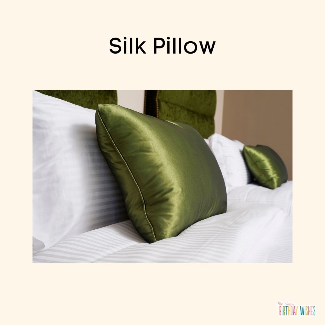 silk pillow birthday gift for mom